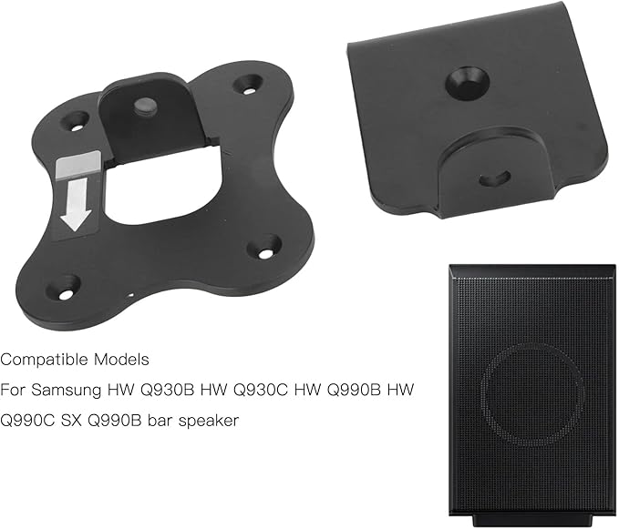 Dpofirs Speaker Wall Bracket for Q930B, Speaker Wall Bracket Metal Speaker Wall - Image 2