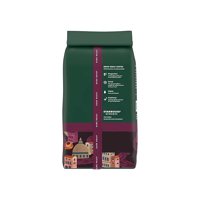 Starbucks Ground Coffee, Dark Roast Coffee, Italian Roast, 100% Arabica - Image 7