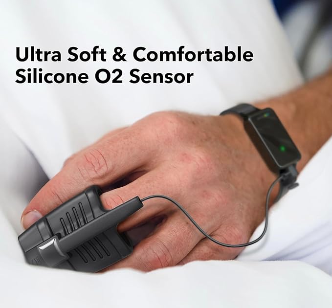 SleepO2 Wrist Recording Pulse Oximeter by EMAY | Continuous Pulse Oximeter to - Image 3
