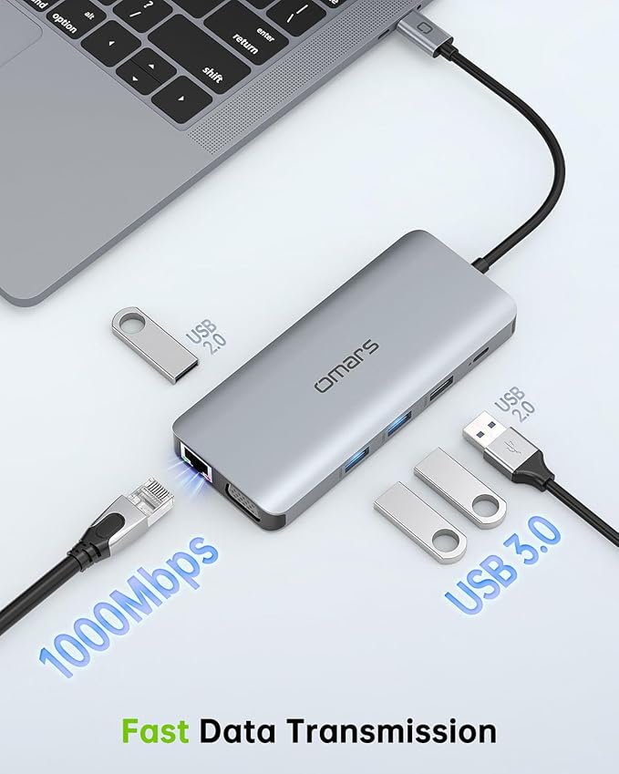 USB C Laptop Docking Station Dual Monitor HDMI - Image 7