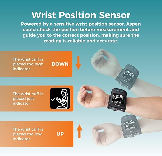 Meraw Blood Pressure Monitor Adult Cuff, Blood Pressure Cuff Monitor Wrist - Image 5
