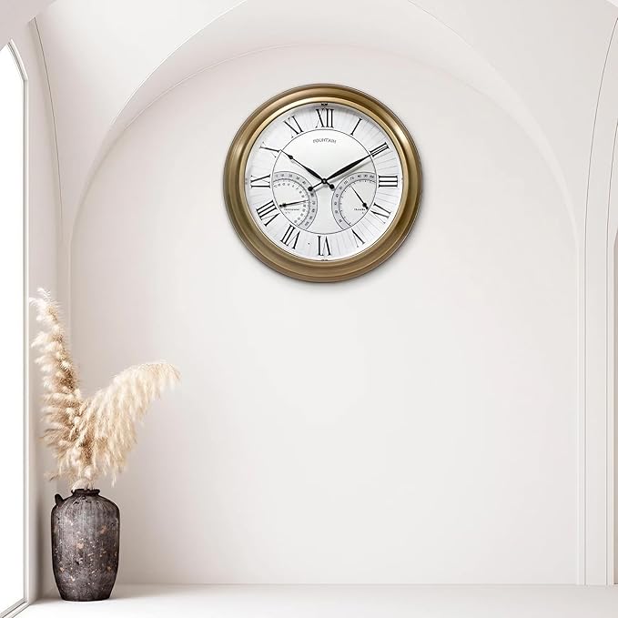 FOUNTAIN DESIGNS 24 Inch in/Outdoor Wall Clock - Image 6