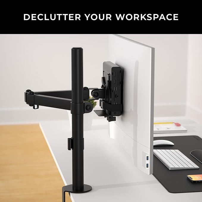 HumanCentric Thin Client Mount Bracket, Mount a Mini PC or Computer to a VESA - Image 8