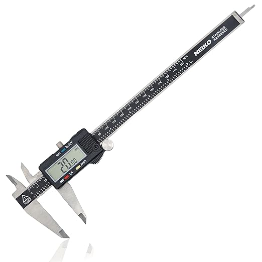 NEIKO 01408A 8” Electronic Digital Caliper Extra Large Display | 0-8 Inches | by NeikoTools