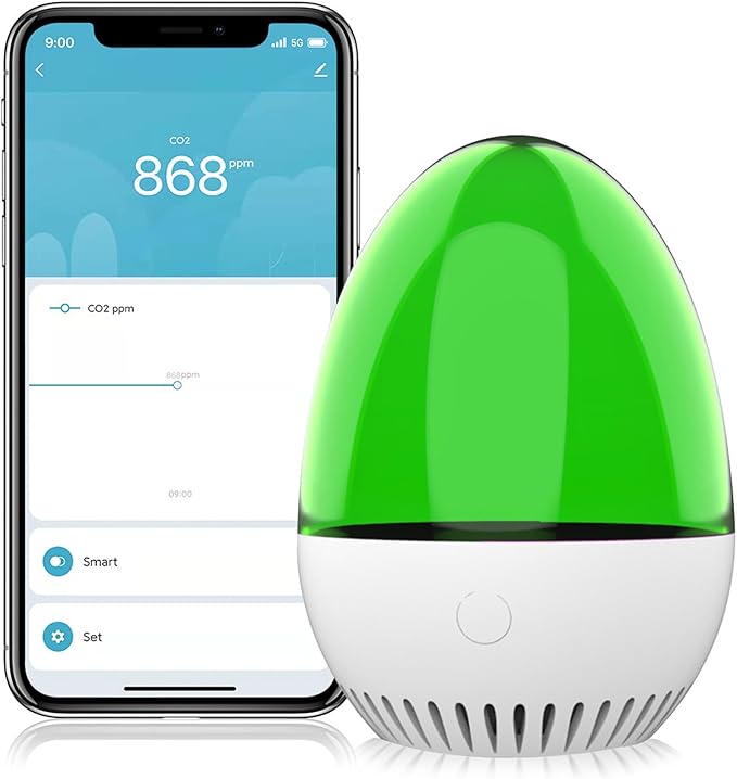 Smart CO2 Detector Air Quality Meter - Image 4