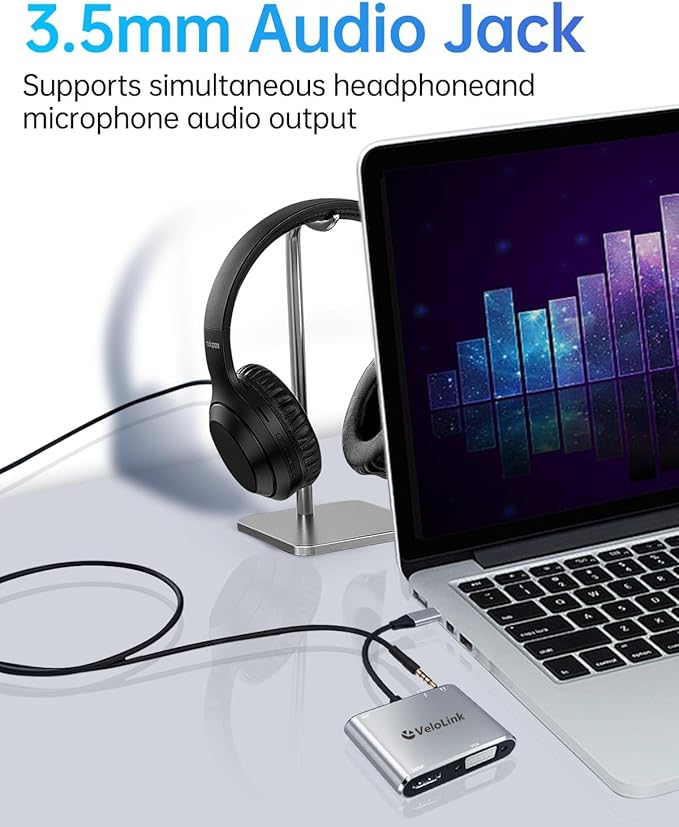 velolink USB C Hub MultiPort Adapter - Image 4