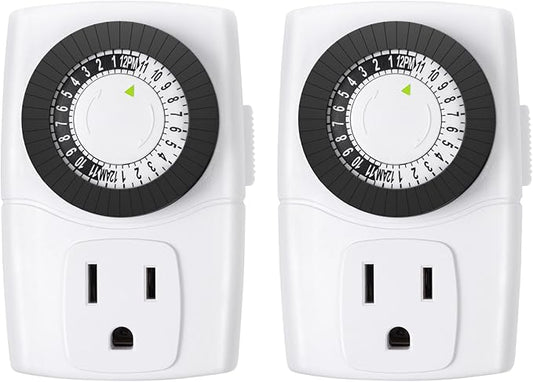 BN-LINK BND-60/U47 Indoor Mini 24-Hour Mechanical Outlet Timer by BN-LINK