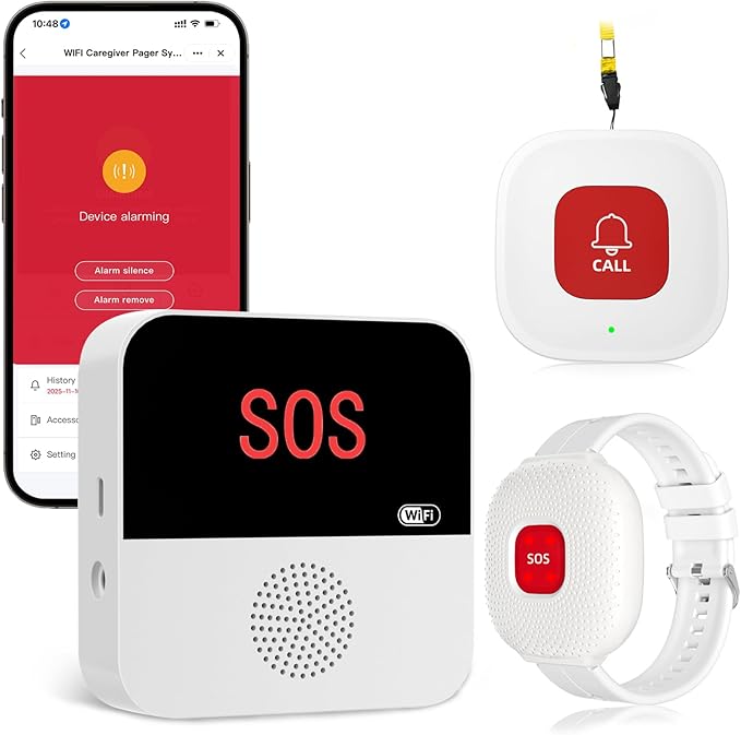PerfeSafe Wireless Caregiver Pager Life Alert System by PerfeSafe
