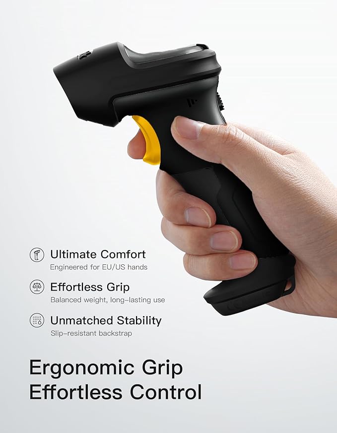 Inateck 2D Barcode Scanner, Wireless Bluetooth QR Code Scanner - Image 6