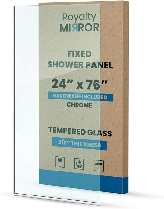 Royalty Fixed Shower Screen by Royalty+Mirror