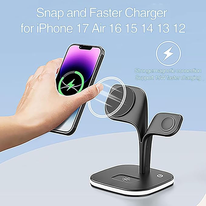 3 in 1 Wireless Charging Station - Image 2