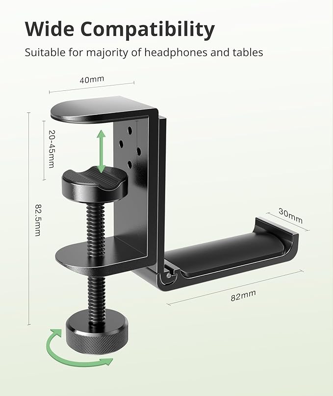 Headphone Stand for Desk – Aluminum Headset Stand - Image 7