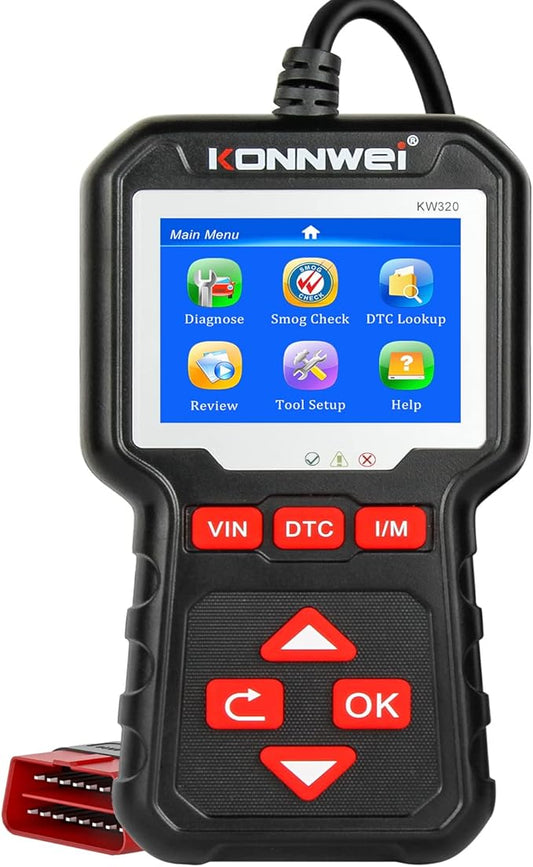 KONNWEI KW320 Car OBD2 Scanner Professional Code Reader Engine Fault Code by KONNWEI