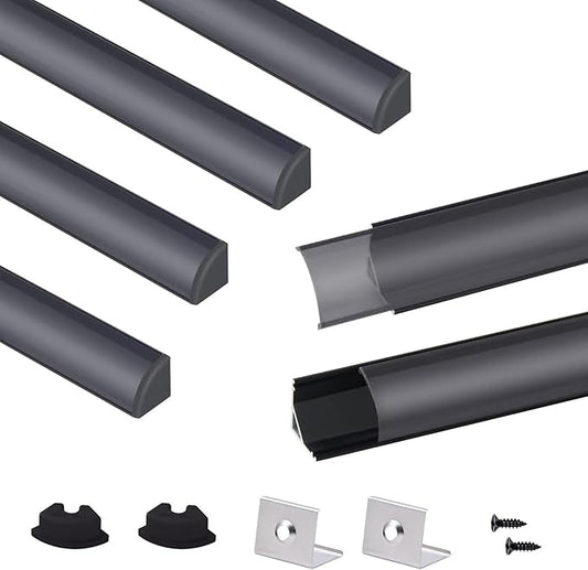 VST 6pack 3.3 ft LED Channel, V Shape Led Diffuser Channel, LED Aluminum by VSTLighting
