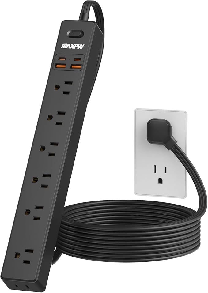 6 Ft Power Strip Surge Protector - Image 8