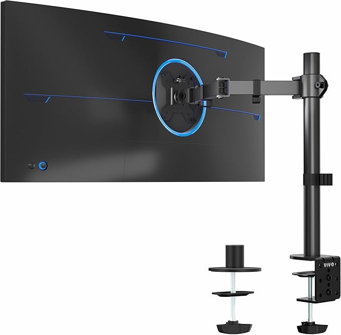 VIVO Single 13 to 38 inch Ultrawide Monitor Arm Desk Mount, Regular Screens up by VIVO