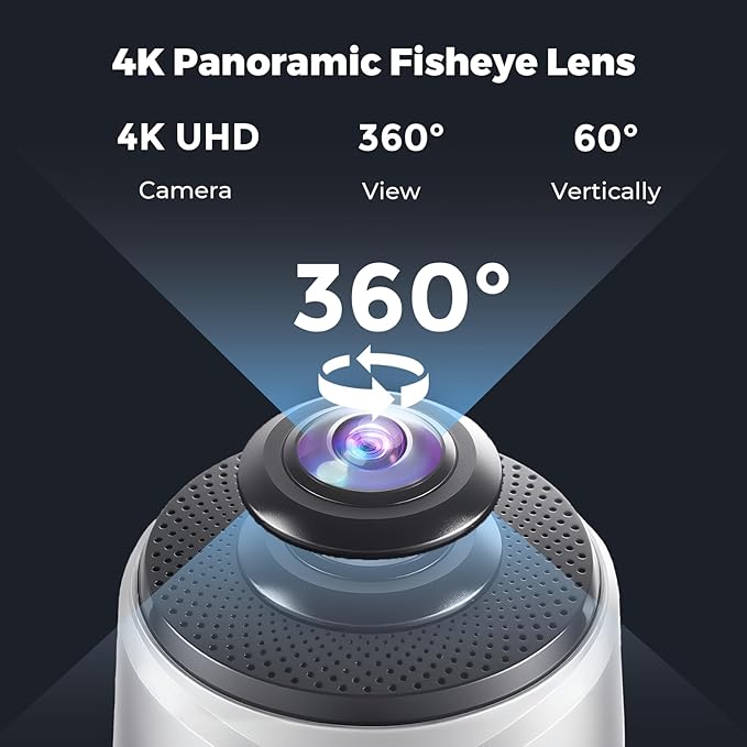 COOLPO Camera 360, 4K Video Conference Room Camera System, AI Driven Speaker - Image 6