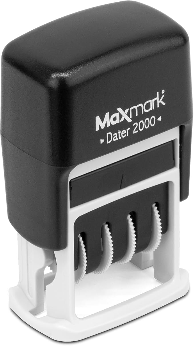 MaxMark Dater 2000, Self Inking Small Date Stamp - Image 2