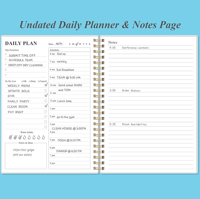 Daily Planner Undated - Image 3