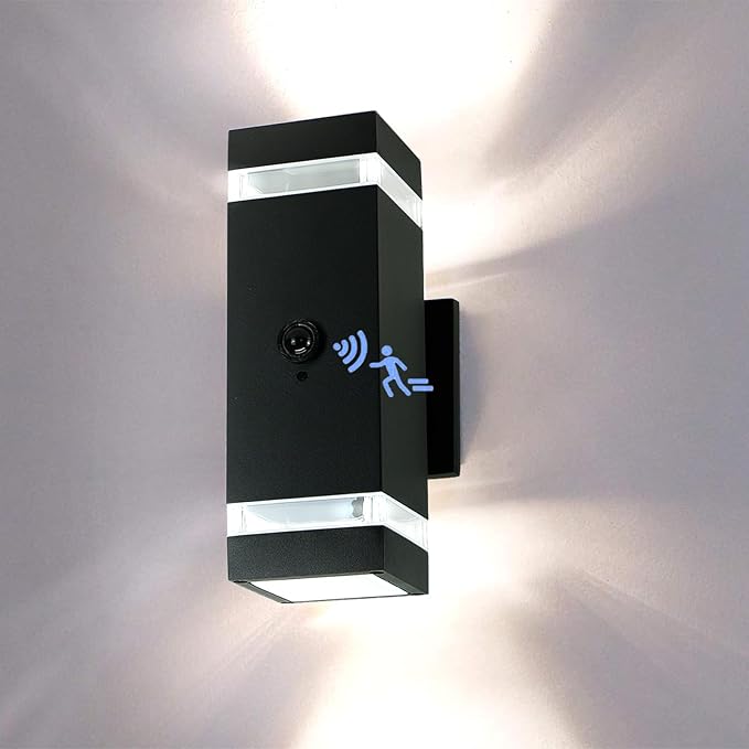 iYogaled Dusk to Dawn Motion Sensor Porch Light by iYogaled