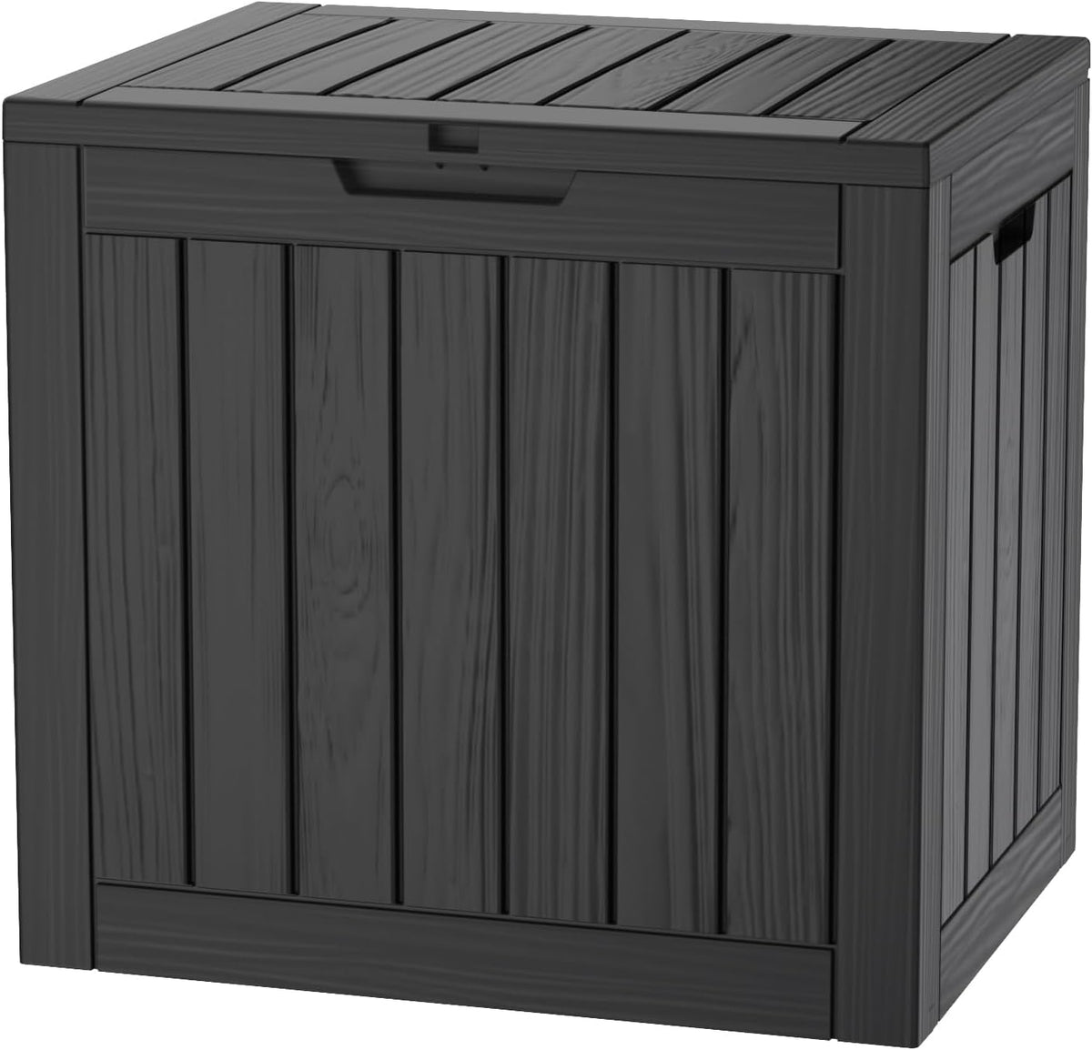 outdoor storage box, 35 gallon waterproof deck box, main product view