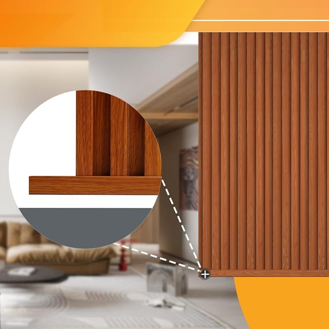 OUZUGIE 8-Pack 57 Inches, WPC Slat Wall Panel Trim, Corner Guard - Image 5