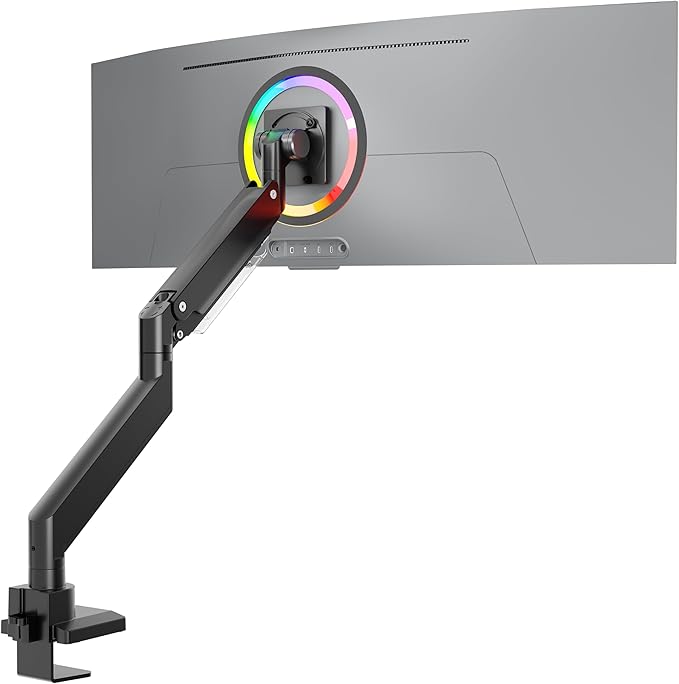 ONKRON Heavy Duty Monitor Arm for 17-57 Inch Screens up to 59.4 lbs, Ultrawide by ONKRON