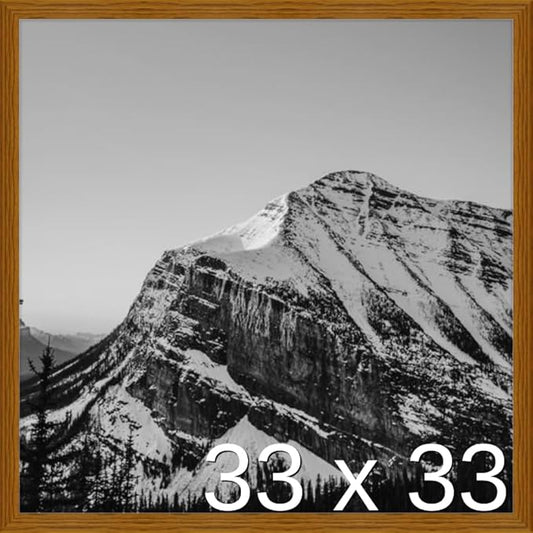 Frame It Easy 33 x 33 Hazel Wood Frame by FrameItEasy