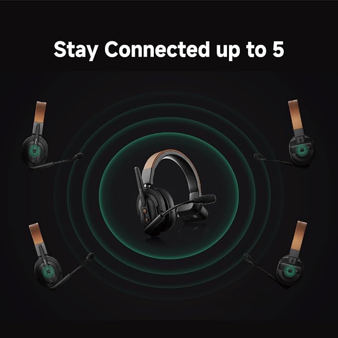 Accsoon Como SE Wireless Headset Intercom System 3-Person Full Duplex 1312ft - Image 5