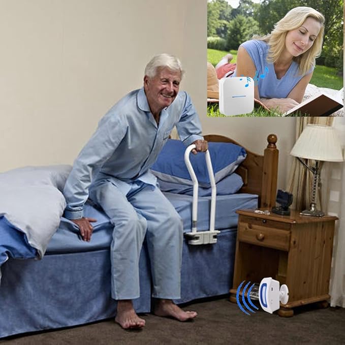 EverNary Bed Alarm for Elderly Dementia Patients, Portable Wireless Caregiver - Image 2