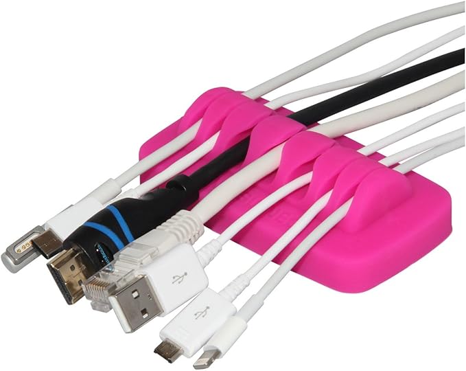 Heaviest Cable Organizer on The Market! Compact and Weighted Desktop Cord by ENVISIONED