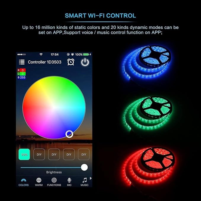iNextStation Smart RGB WiFi LED Controller 4-Pin Output Compatible - Image 4