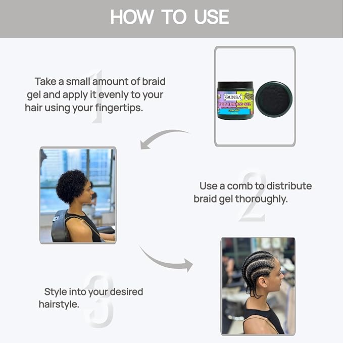 OUNSA Braid Gel for 4C Hair - Image 7