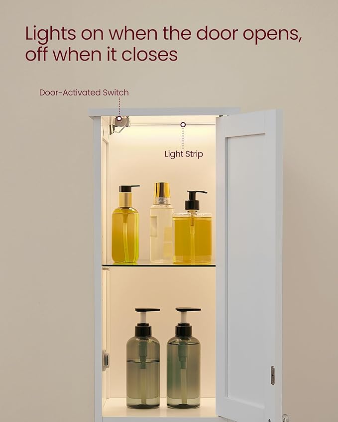 VASAGLE Tall Storage Cabinet - Image 4