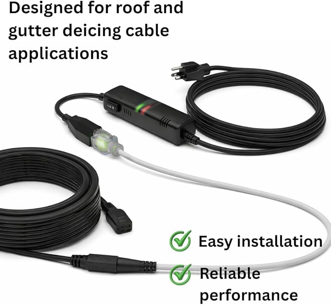 AI Smart Temperature & Moisture Switch, Roof Heat Cable Controller - Image 5