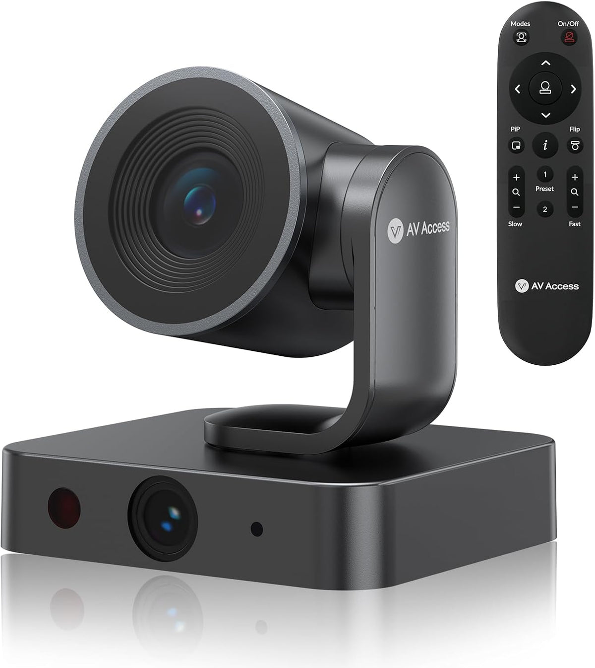 AV Access 4K Conference Room Camera, Dual Lens Cam, 3X Optical/5X Digital Zoom