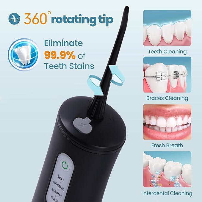 Cordless Water Flosser for Teeth Cleaning Pick - Image 4