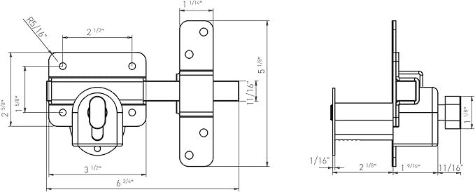 GateMate Long Throw Gate Lock, Euro Profile Gate Lock - Image 5