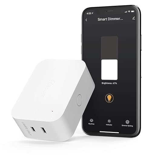Alexa Smart Dimmer Plug, Treatlife Plug-in Lamp Dimmer Switch - Image 9