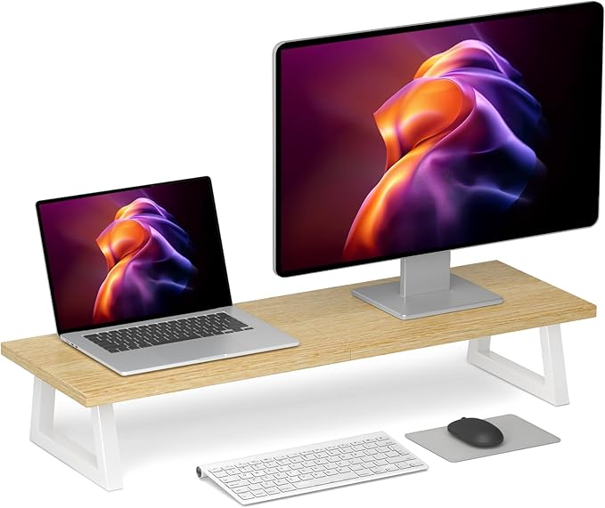 TEAMIX 31.5 inch Dual Monitor Riser by TEAMIX