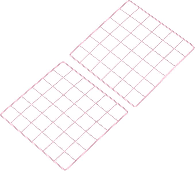 PATIKIL 12"x12" Wire Grid Panel, 2 Pack Board Photo Pictures Memo Display Grid by PATIKIL