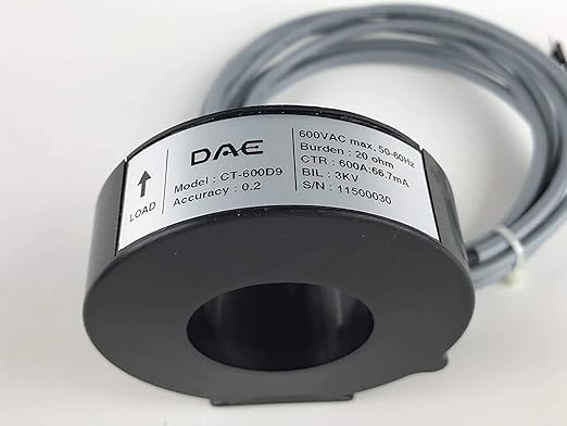 DAE P204-600-S KIT, UL kWh Smart Submeter, 3 Phase, 3 Solid Core CTs - Image 8