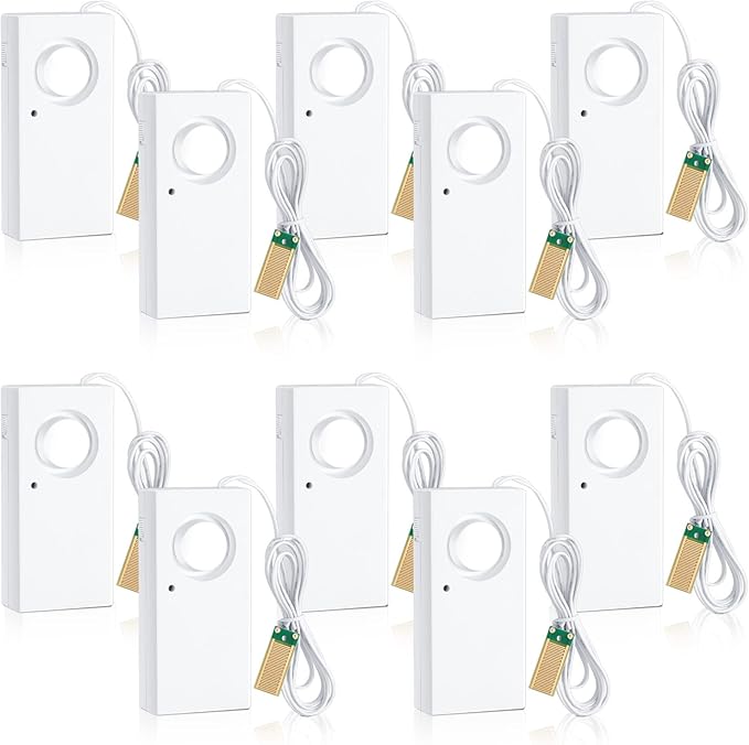 Hoteam 5 Pcs Water Sensor Alarm Leak Detector 120db Water Leak Alarm 9v Battery - Image 7