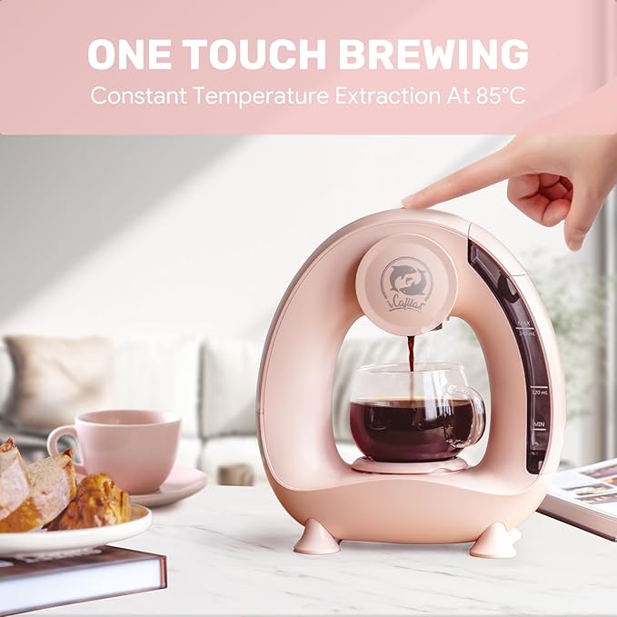 Single Serve Coffee Maker, Fast Brew in 2 minutes, Stylish＆Compact Design - Image 7