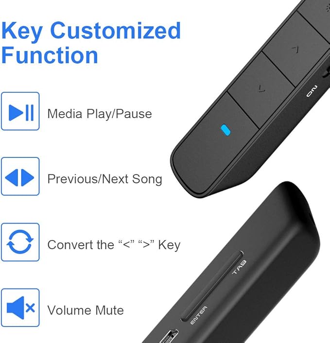 N75 Rechargeable Presentation Clicker, PowerPoint Clicker - Image 6