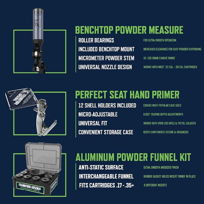 Frankford Arsenal F-1 Single Stage Press and Reloading Accessories - Image 4