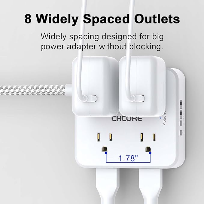 Surge Protector Power Strip - Image 4
