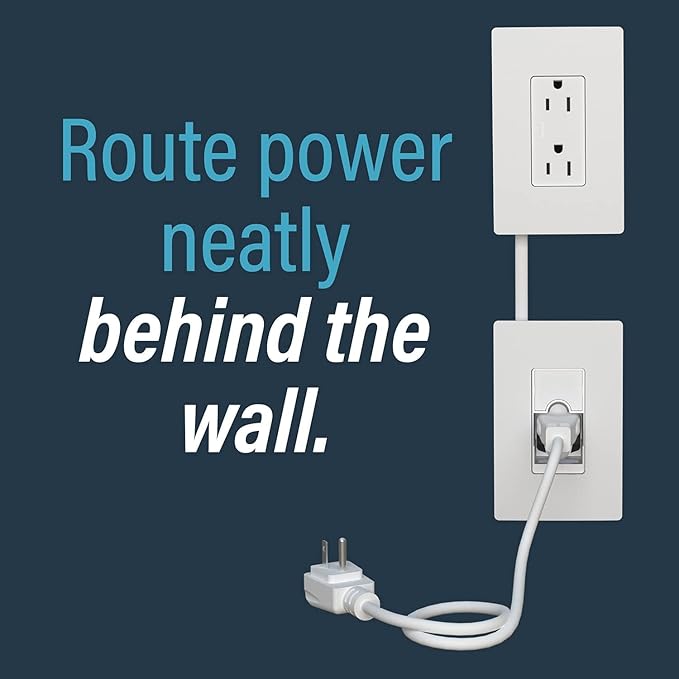 Legrand - Wiremold In-Wall Outlet Relocation Kit, 6 Foot In Wall Outlet Extender - Image 7