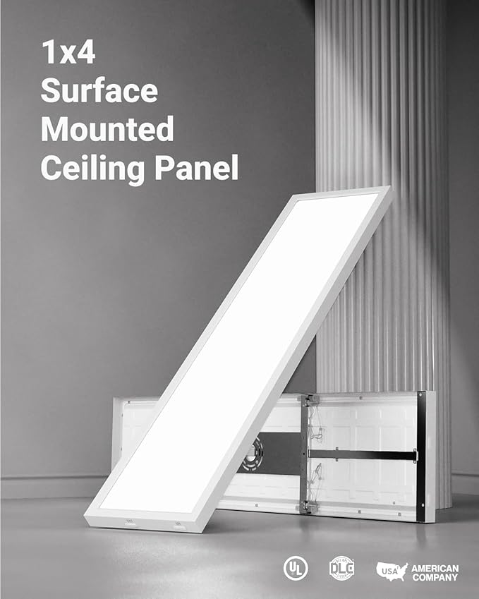 Sunco 1x4 LED Flat Panel Light Fixture 50W Selectable Brightness - Image 2