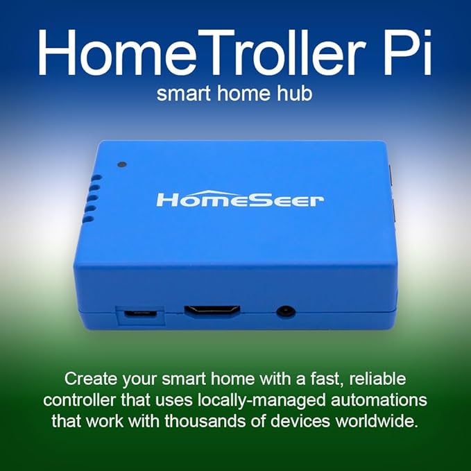 HomeSeer HomeTroller Pi G8 Smart Home Hub, 800 Series Long Range Radio - Image 2